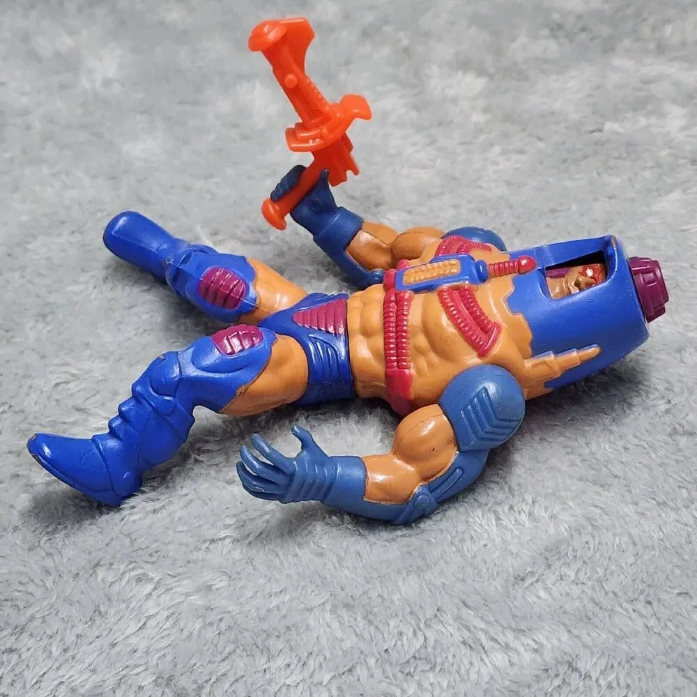 Masters of the Universe Vintage 1982 Man E Faces Action Figure MOTU